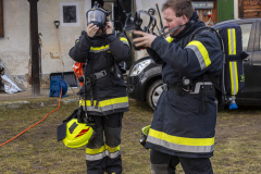 Drei Feuerwehren bei Gasaustritt in Schiltern im Einsatz