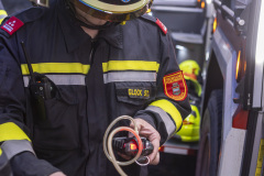Drei Feuerwehren bei Gasaustritt in Schiltern im Einsatz