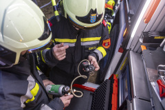 Drei Feuerwehren bei Gasaustritt in Schiltern im Einsatz