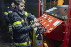 Drei Feuerwehren bei Gasaustritt in Schiltern im Einsatz