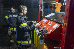Drei Feuerwehren bei Gasaustritt in Schiltern im Einsatz