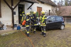 Drei Feuerwehren bei Gasaustritt in Schiltern im Einsatz